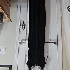 Black pant jumpsuit with pockets